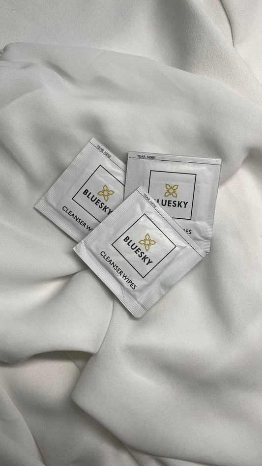 Bluesky puhdistuslaput