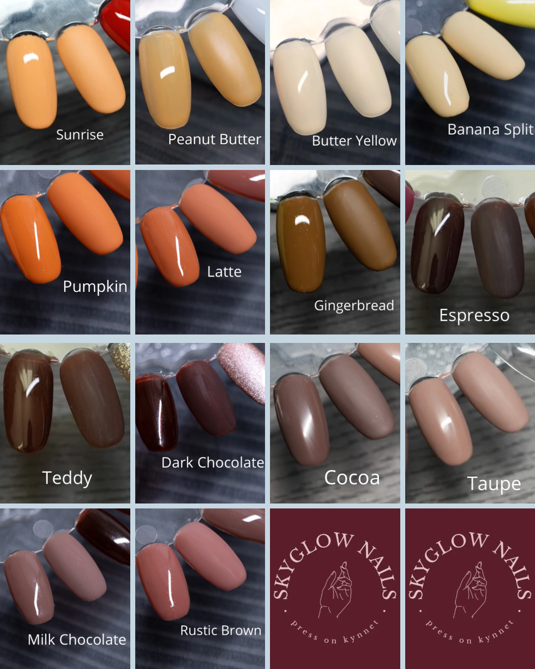 Basic b I oranssit, ruskeat ja keltaiset