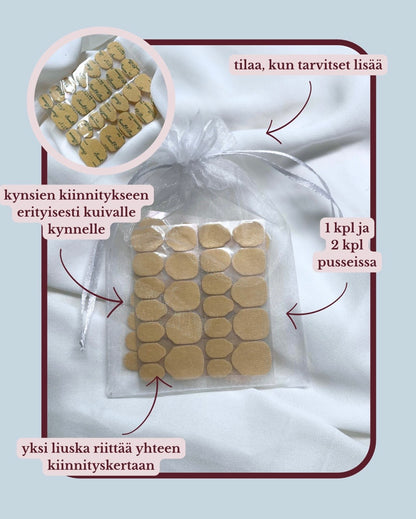 Glue tabs